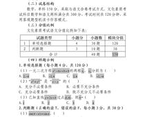 2023年河北省高職單招考試十類(lèi) 和高職單招對(duì)口電子電工類(lèi)、對(duì)口計(jì)算機(jī)類(lèi) 文化素質(zhì)（數(shù)學(xué)）考試大綱